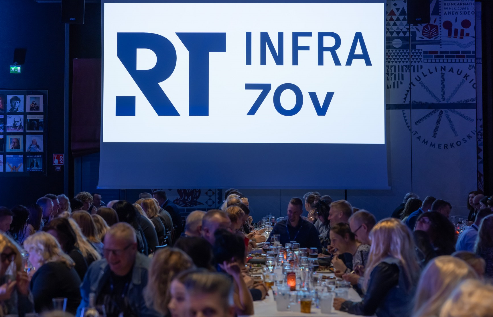 INFRA24-tapahtuma ja 70-vuotisjuhla keräsi ennätykselliset 400 infrarakentajaa Tampereelle