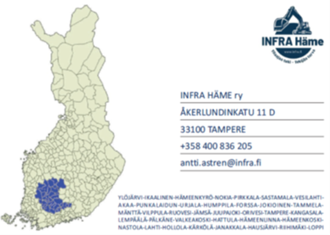 INFRATIETO vuodesta 2013